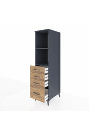 Kronos Dolap 2 Raflı 4 Çekmeceli 44x59x182 - S88M041V6C