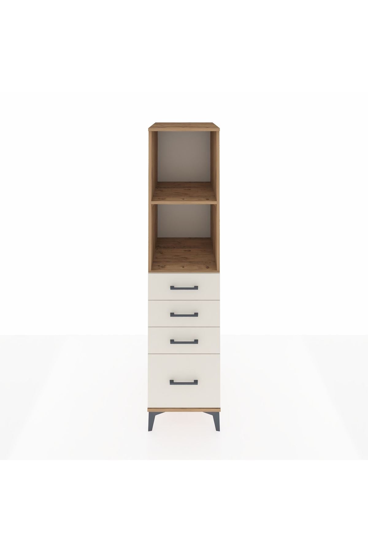Kronos Dolap 2 Raflı 4 Çekmeceli 44x59x182 - S88M041V7C