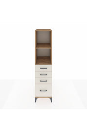 Kronos Dolap 2 Raflı 4 Çekmeceli 44x59x182 - S88M041V7C