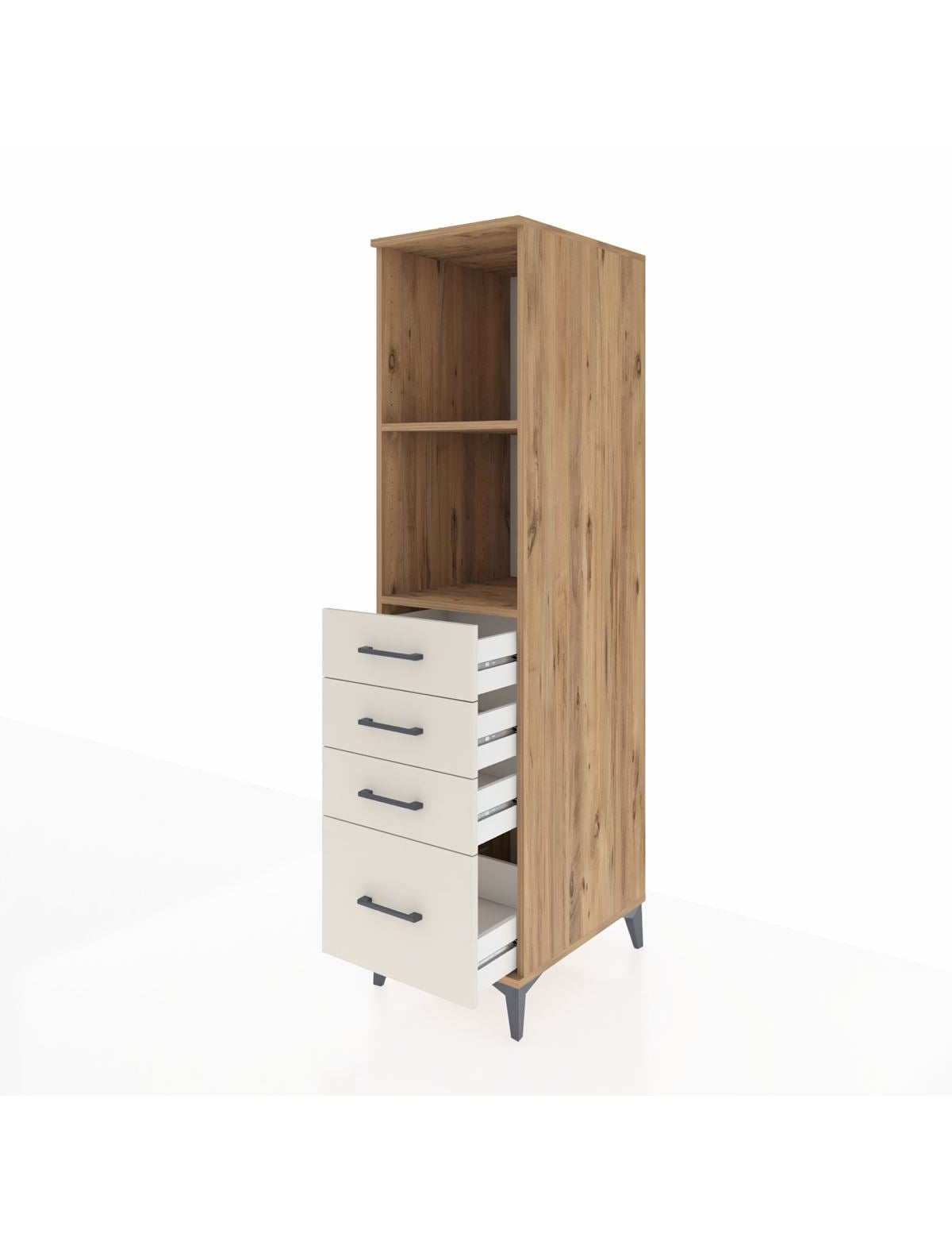 Kronos Dolap 2 Raflı 4 Çekmeceli 44x59x182 - S88M041V7C