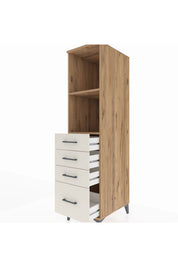 Kronos Dolap 2 Raflı 4 Çekmeceli 44x59x182 - S88M041V7C