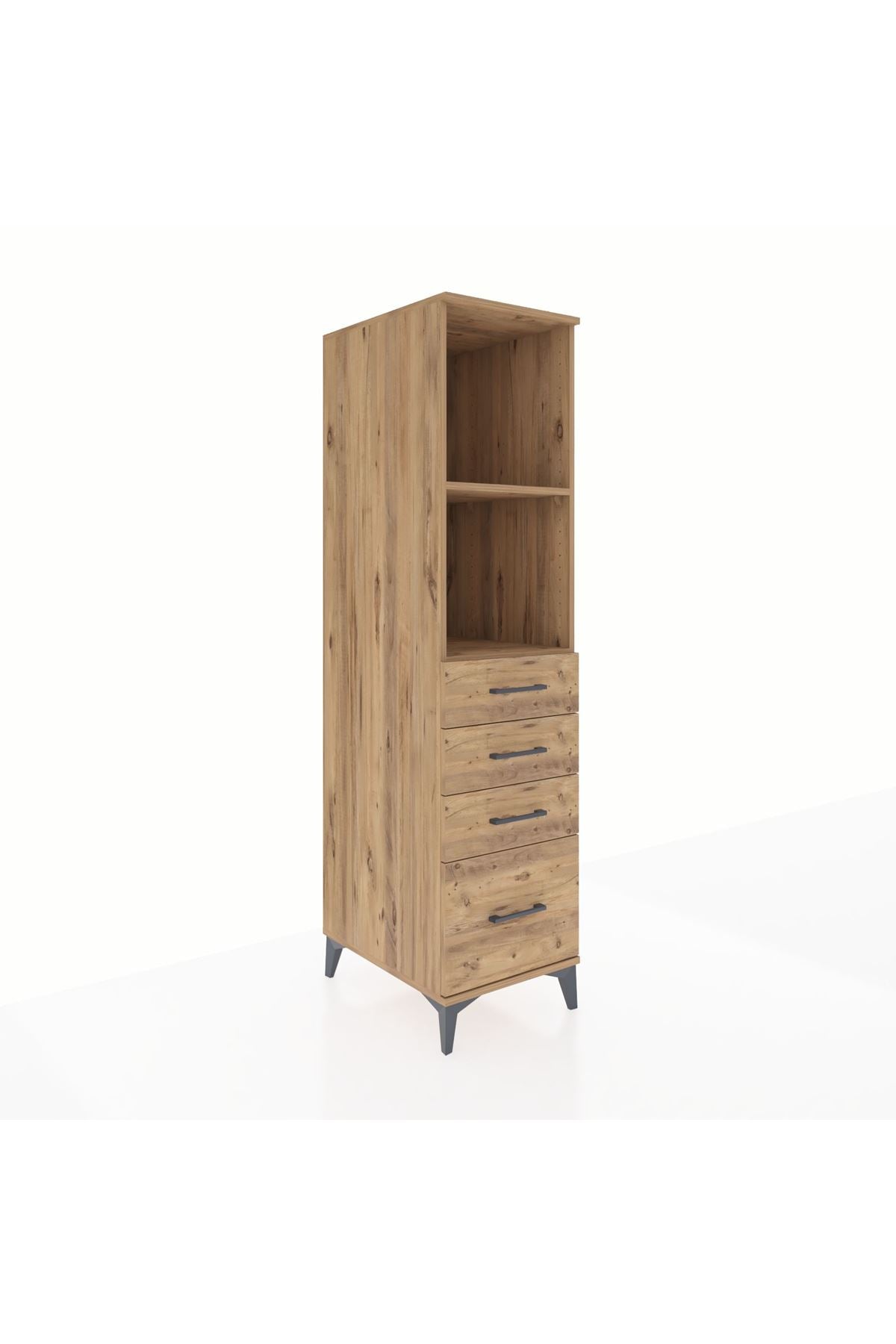 Kronos Dolap 2 Raflı 4 Çekmeceli 44x59x182 - S88M041V9C