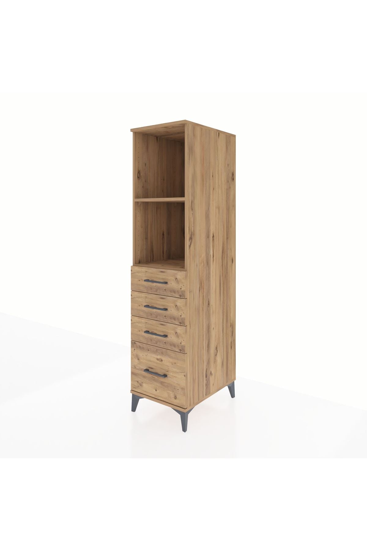 Kronos Dolap 2 Raflı 4 Çekmeceli 44x59x182 - S88M041V9C