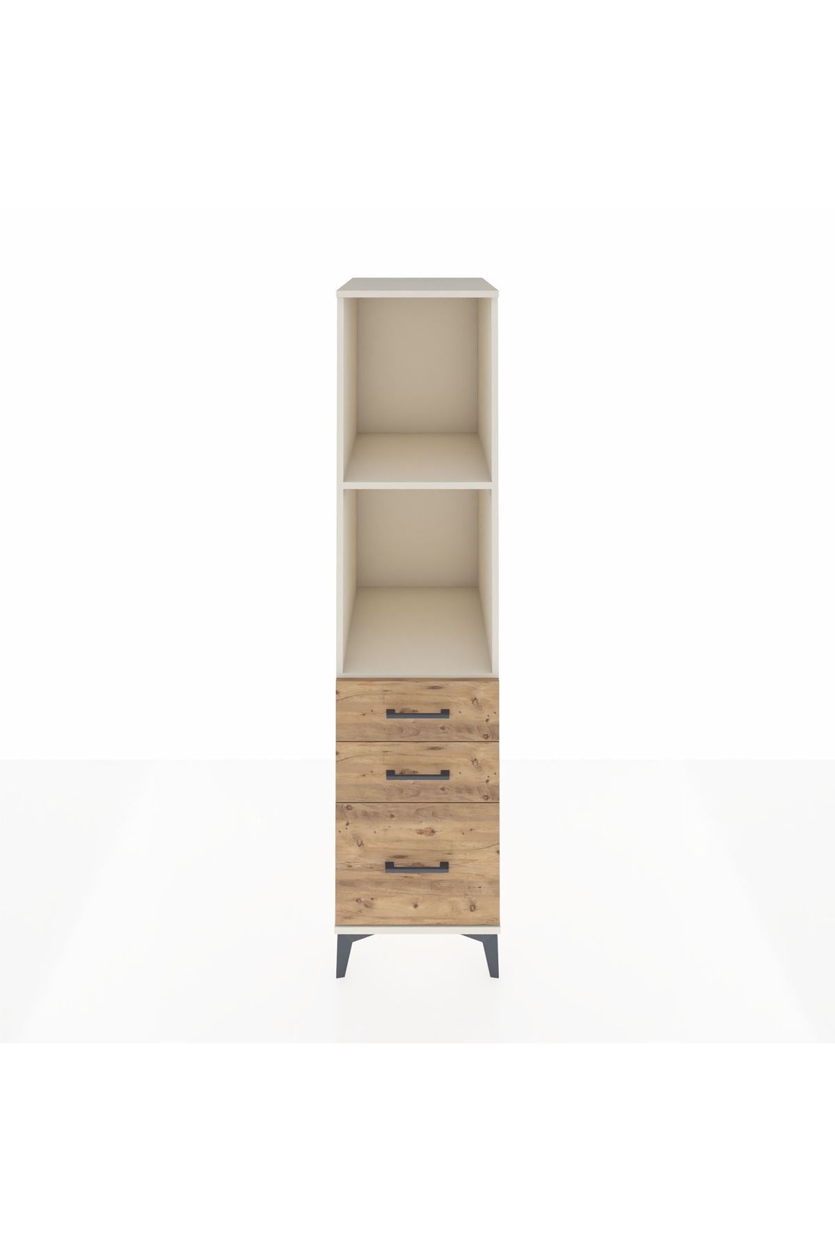 Kronos Dolap 2 Raflı 3 Çekmeceli 44x59x182 - S88M042V3C