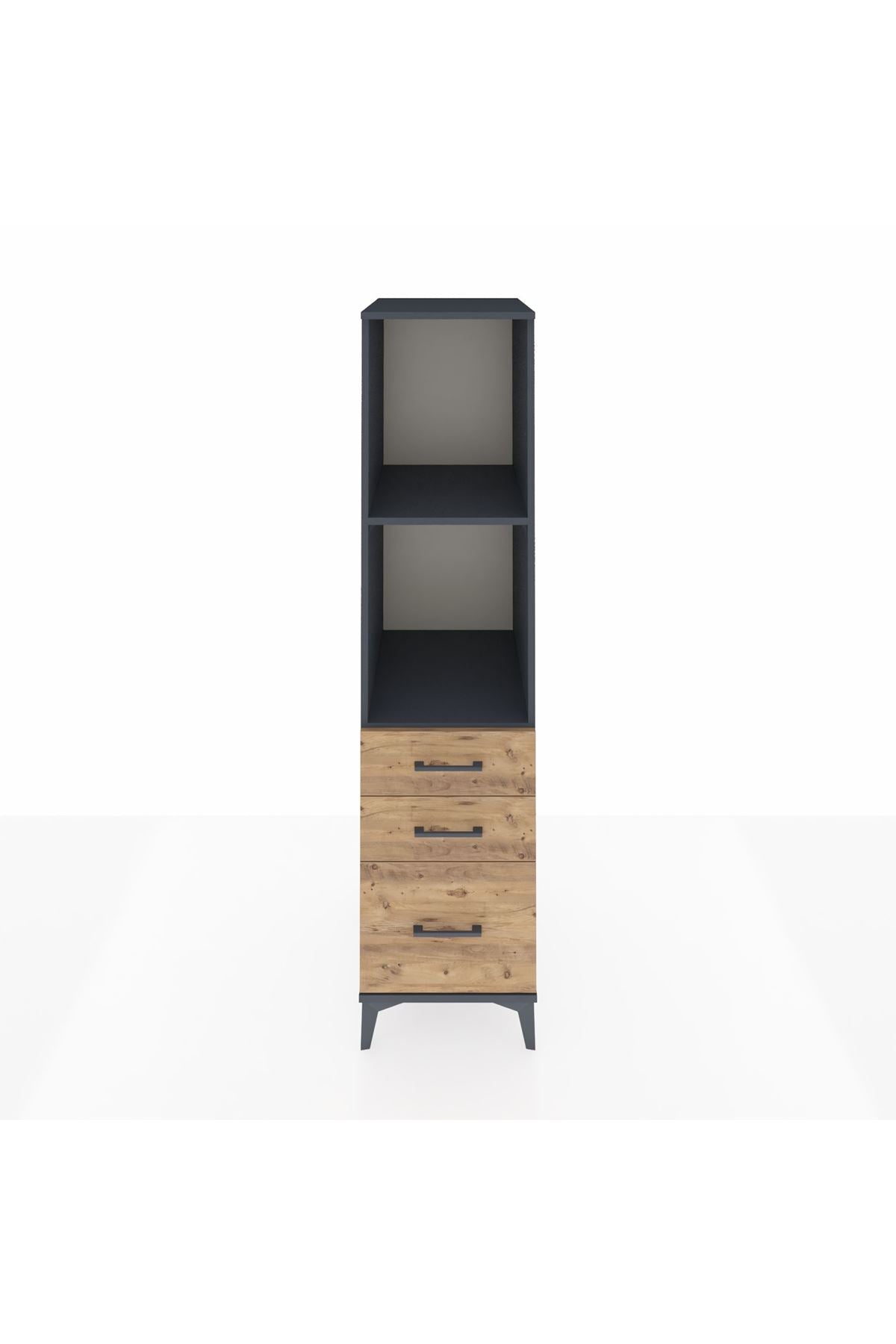 Kronos Dolap 2 Raflı 3 Çekmeceli 44x59x182 - S88M042V6C