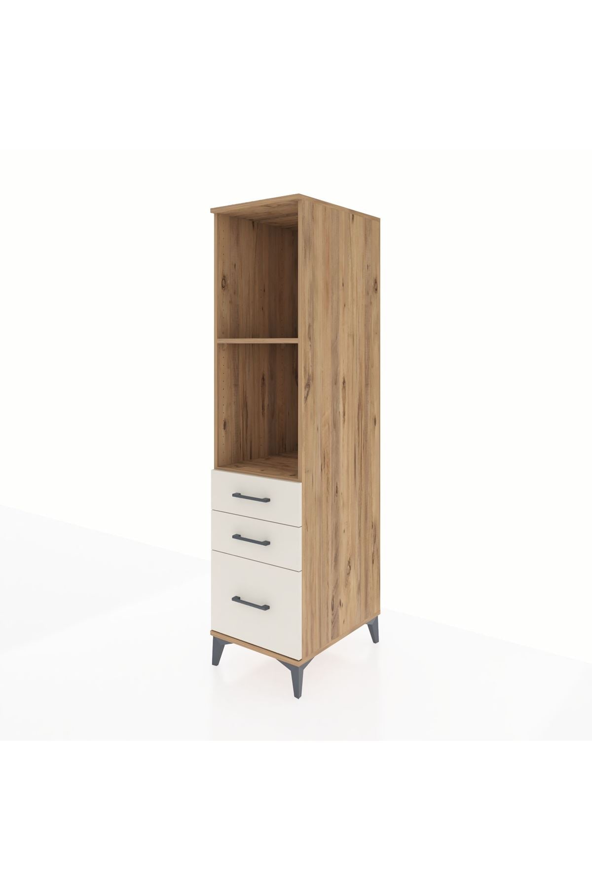 Kronos Dolap 2 Raflı 3 Çekmeceli 44x59x182 - S88M042V7C