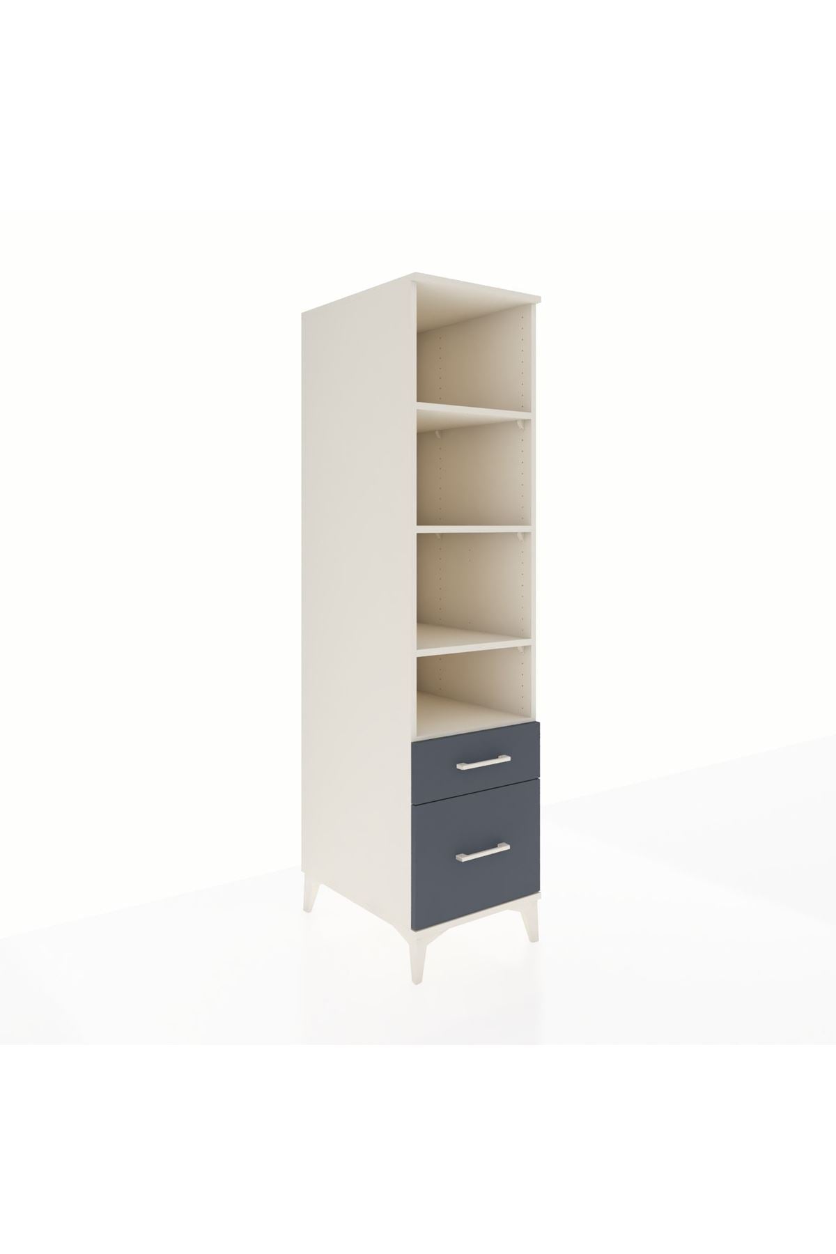Kronos Dolap 4 Raflı 2 Çekmeceli 44x59x182 - S88M043V2C