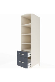 Kronos Dolap 4 Raflı 2 Çekmeceli 44x59x182 - S88M043V2C