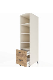 Kronos Dolap 4 Raflı 2 Çekmeceli 44x59x182 - S88M043V3C