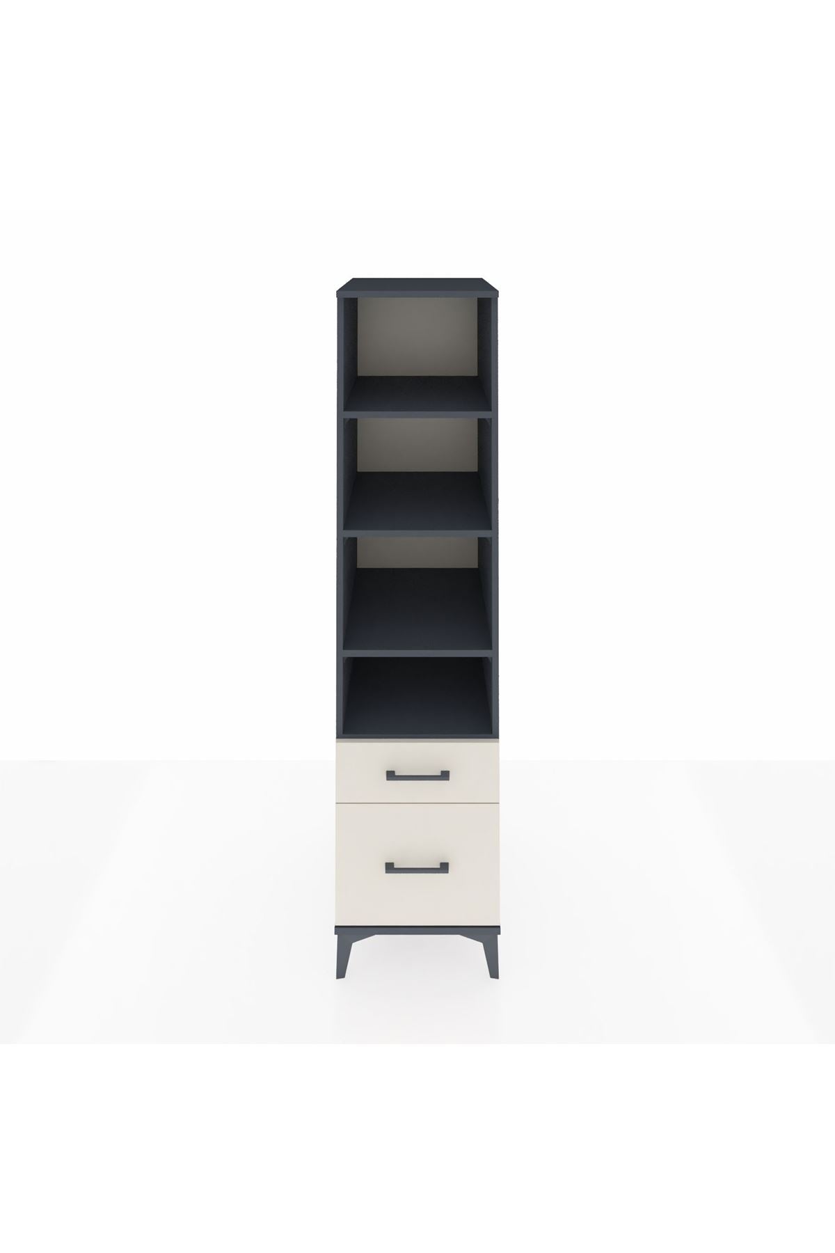 Kronos Dolap 4 Raflı 2 Çekmeceli 44x59x182 - S88M043V4C