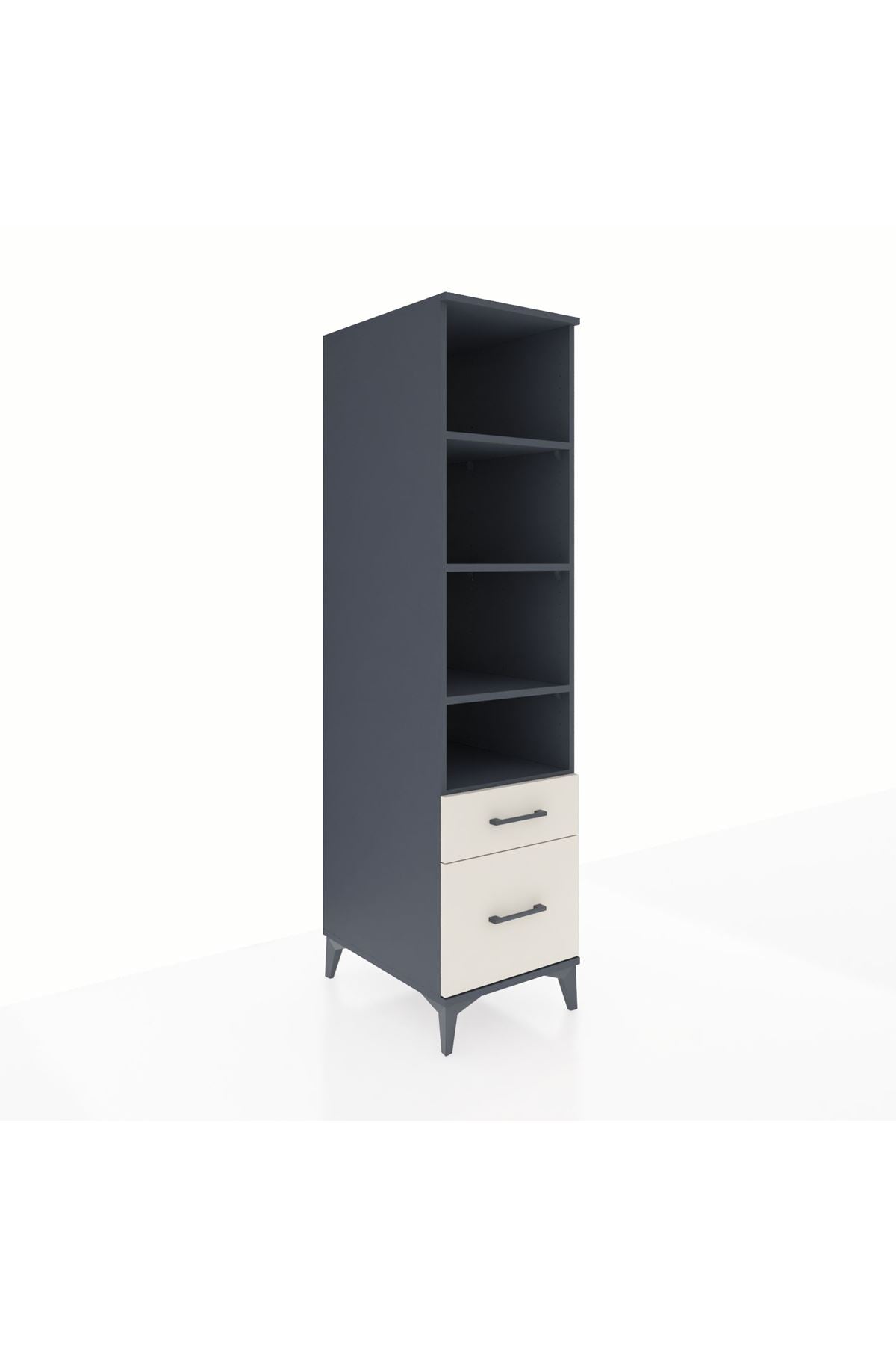 Kronos Dolap 4 Raflı 2 Çekmeceli 44x59x182 - S88M043V4C
