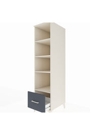Kronos Dolap 4 Raflı Tek Çekmeceli 44x59x182 - S88M044V2C