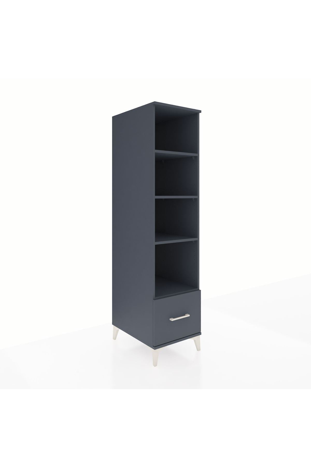 Kronos Dolap 4 Raflı Tek Çekmeceli 44x59x182 - S88M044V5C