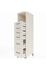 Kronos Dolap Tek Raflı 6 Çekmeceli 44x59x182 - S88M045V1C