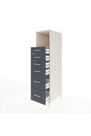 Kronos Dolap Tek Raflı 6 Çekmeceli 44x59x182 - S88M045V2C