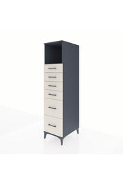 Kronos Dolap Tek Raflı 6 Çekmeceli 44x59x182 - S88M045V4C