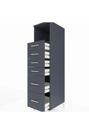 Kronos Dolap Tek Raflı 6 Çekmeceli 44x59x182 - S88M045V5C