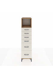 Kronos Dolap Tek Raflı 6 Çekmeceli 44x59x182 - S88M045V7C