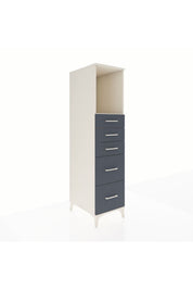 Kronos Dolap Tek Raflı 5 Çekmeceli 44x59x182 - S88M046V2C