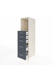 Kronos Dolap Tek Raflı 5 Çekmeceli 44x59x182 - S88M046V2C