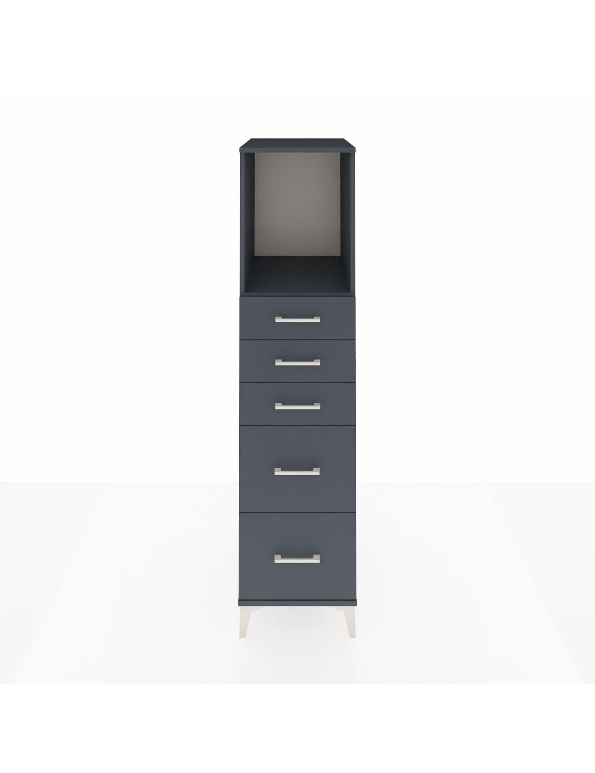 Kronos Dolap Tek Raflı 5 Çekmeceli 44x59x182 - S88M046V5C