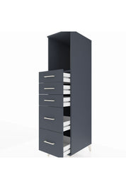 Kronos Dolap Tek Raflı 5 Çekmeceli 44x59x182 - S88M046V5C