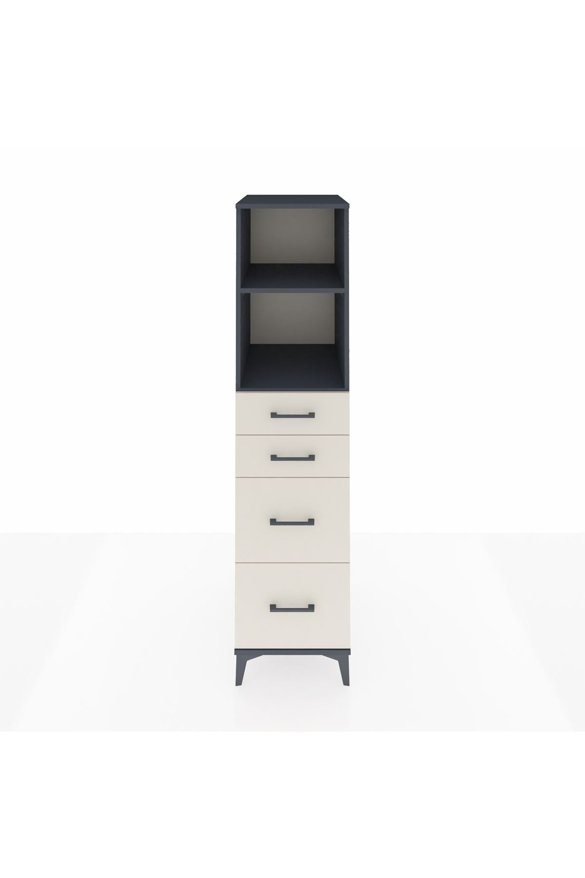 Kronos Dolap 2 Raflı 4 Çekmeceli 44x59x182 - S88M047V4C