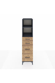 Kronos Dolap 2 Raflı 4 Çekmeceli 44x59x182 - S88M047V6C