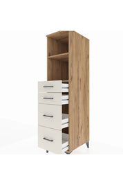 Kronos Dolap 2 Raflı 4 Çekmeceli 44x59x182 - S88M047V7C