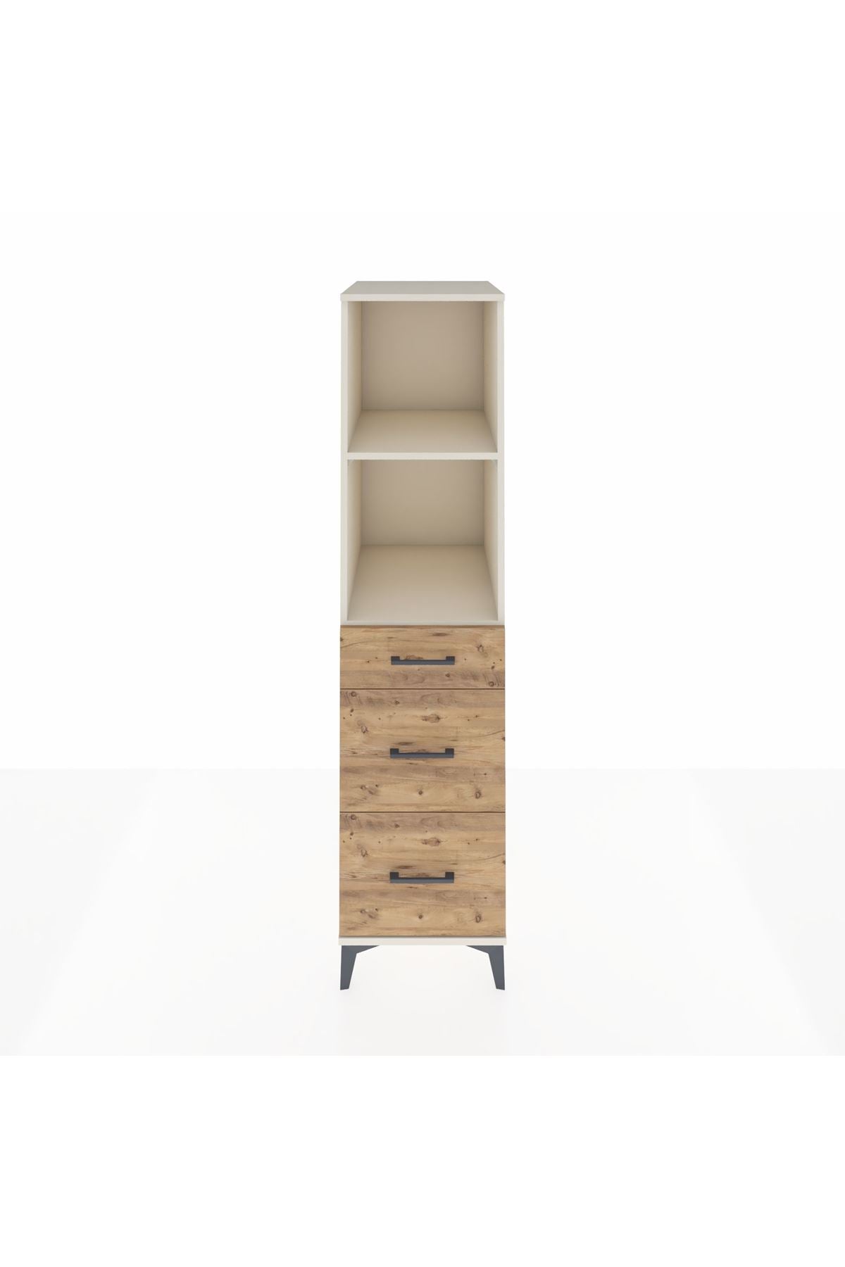 Kronos Dolap 2 Raflı 3 Çekmeceli 44x59x182 - S88M048V3C