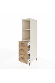 Kronos Dolap 2 Raflı 3 Çekmeceli 44x59x182 - S88M048V3C
