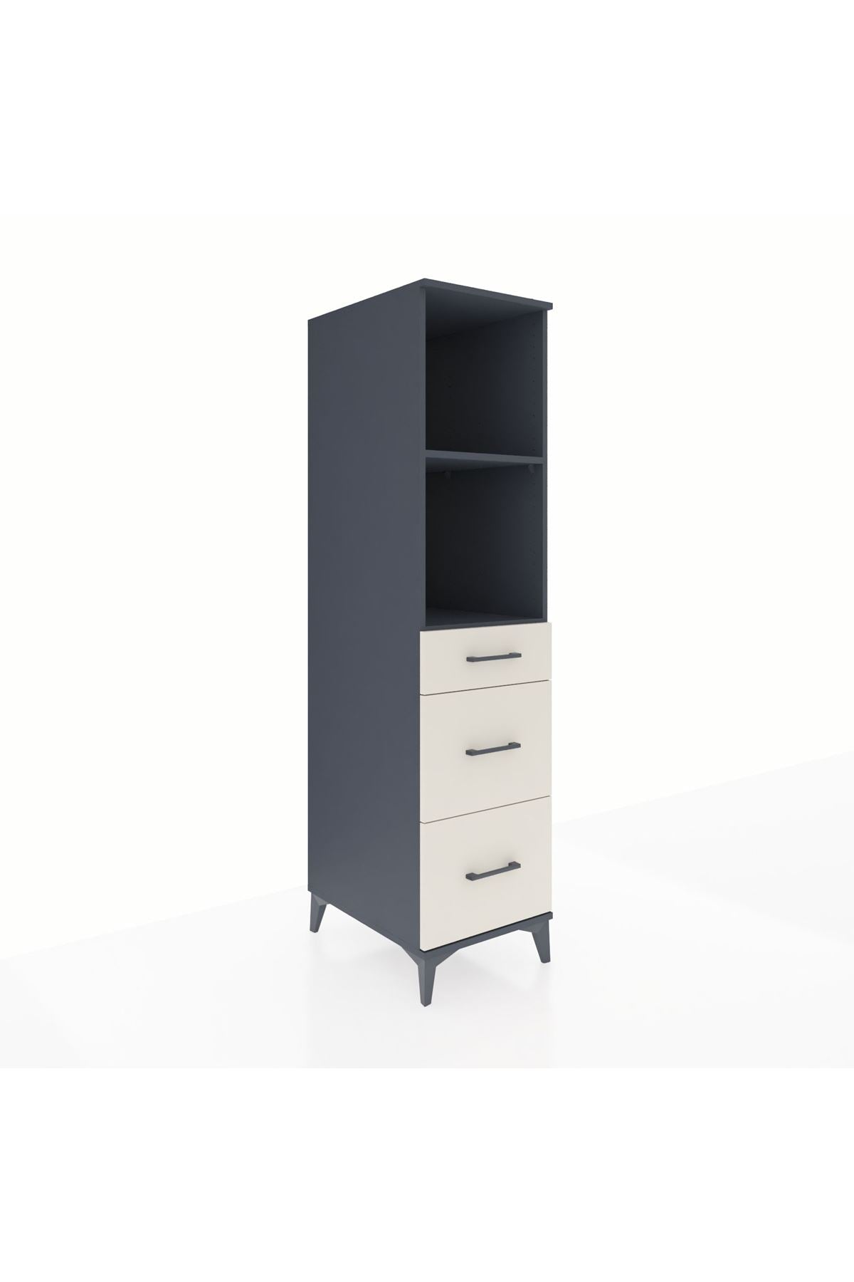 Kronos Dolap 2 Raflı 3 Çekmeceli 44x59x182 - S88M048V4C