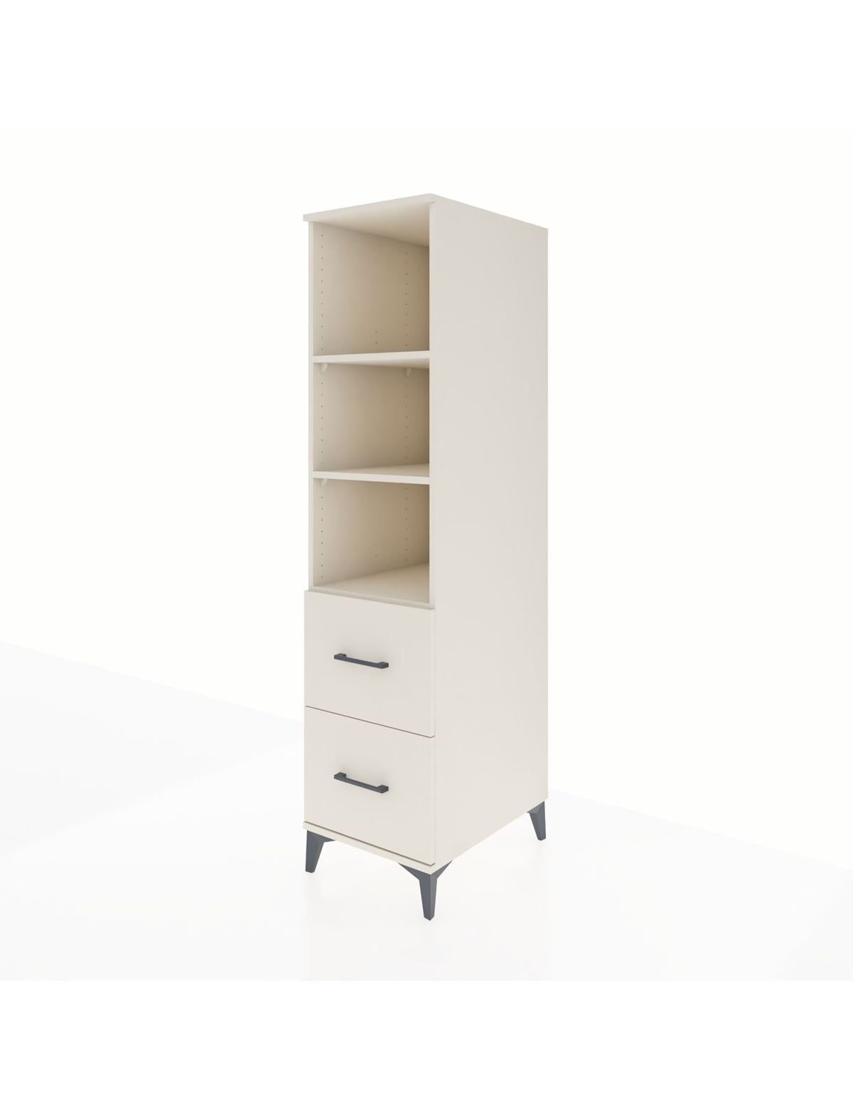 Kronos Dolap 3 Raflı 2 Çekmeceli 44x59x182 - S88M049V1C