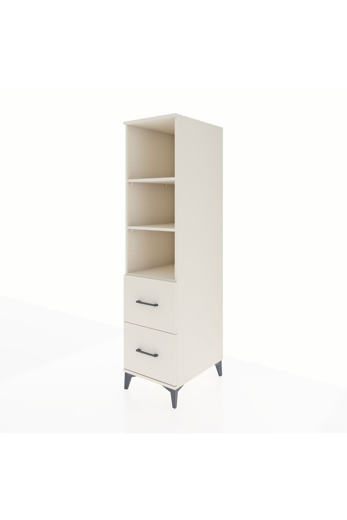 Kronos Dolap 3 Raflı 2 Çekmeceli 44x59x182 - S88M049V1C