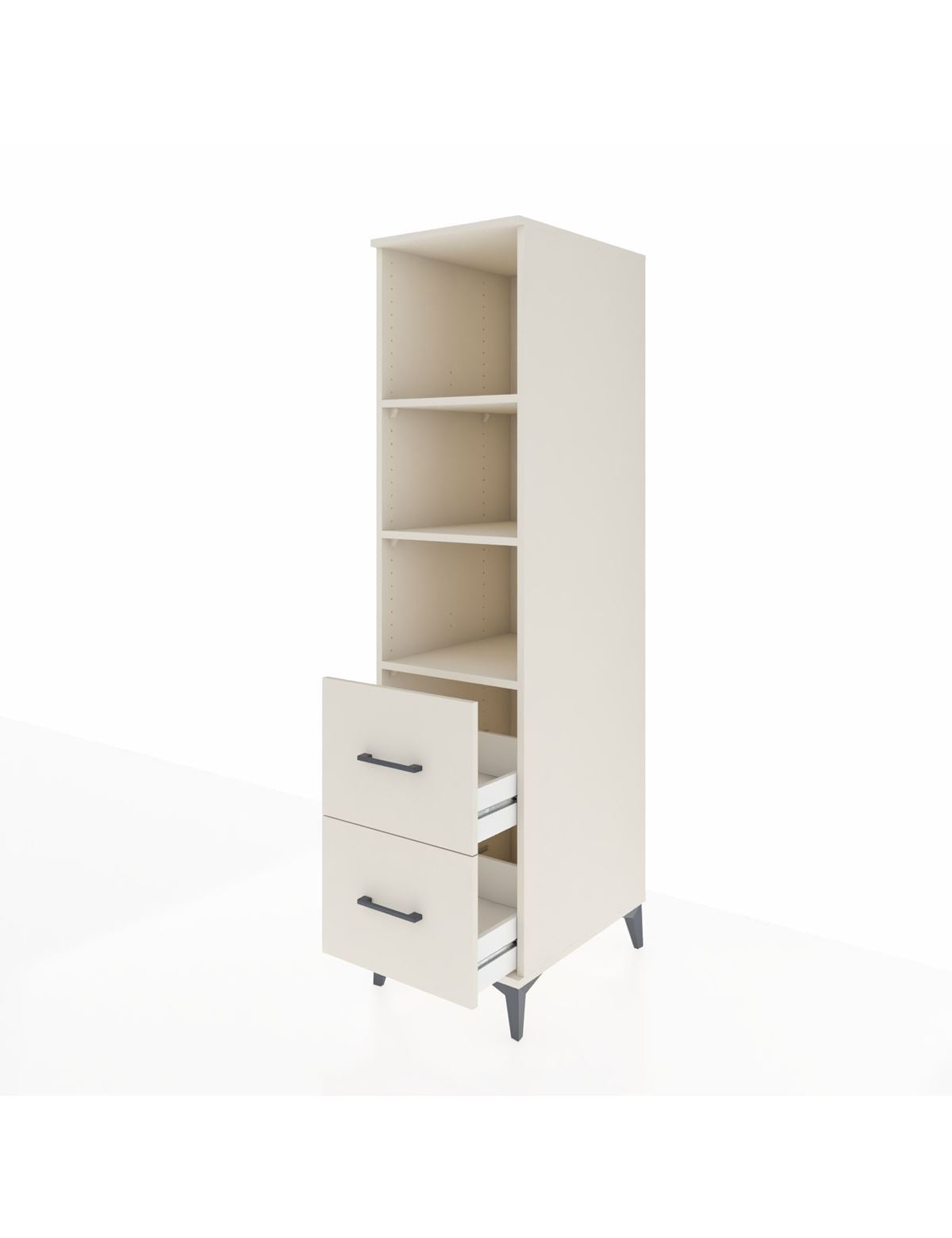 Kronos Dolap 3 Raflı 2 Çekmeceli 44x59x182 - S88M049V1C