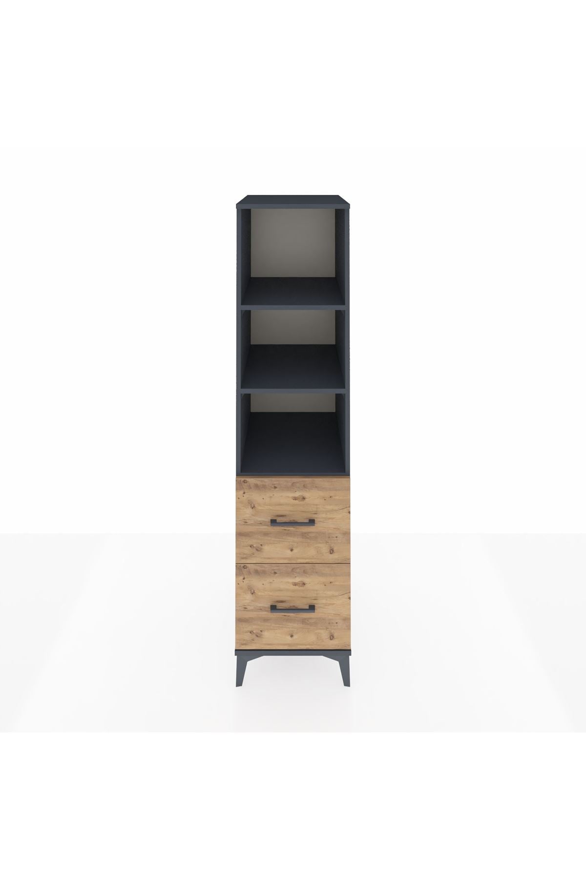 Kronos Dolap 3 Raflı 2 Çekmeceli 44x59x182 - S88M049V6C