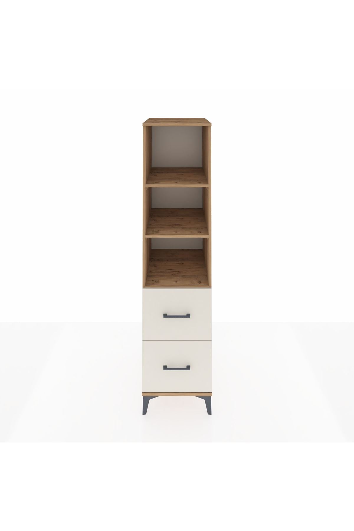 Kronos Dolap 3 Raflı 2 Çekmeceli 44x59x182 - S88M049V7C