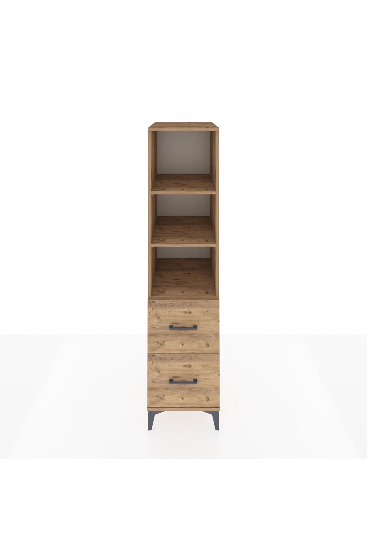Kronos Dolap 3 Raflı 2 Çekmeceli 44x59x182 - S88M049V9C