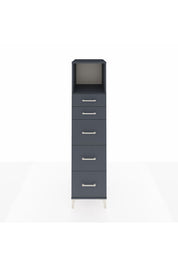 Kronos Dolap Tek Raflı 5 Çekmeceli 44x59x182 - S88M050V5C