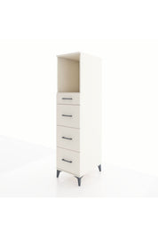 Kronos Dolap Tek Raflı 4 Çekmeceli 44x59x182 - S88M051V1C