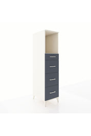 Kronos Dolap Tek Raflı 4 Çekmeceli 44x59x182 - S88M051V2C