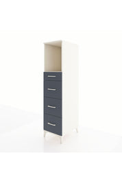Kronos Dolap Tek Raflı 4 Çekmeceli 44x59x182 - S88M051V2C