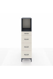 Kronos Dolap Tek Raflı 4 Çekmeceli 44x59x182 - S88M051V4C