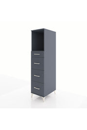 Kronos Dolap Tek Raflı 4 Çekmeceli 44x59x182 - S88M051V5C