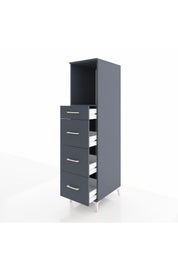 Kronos Dolap Tek Raflı 4 Çekmeceli 44x59x182 - S88M051V5C