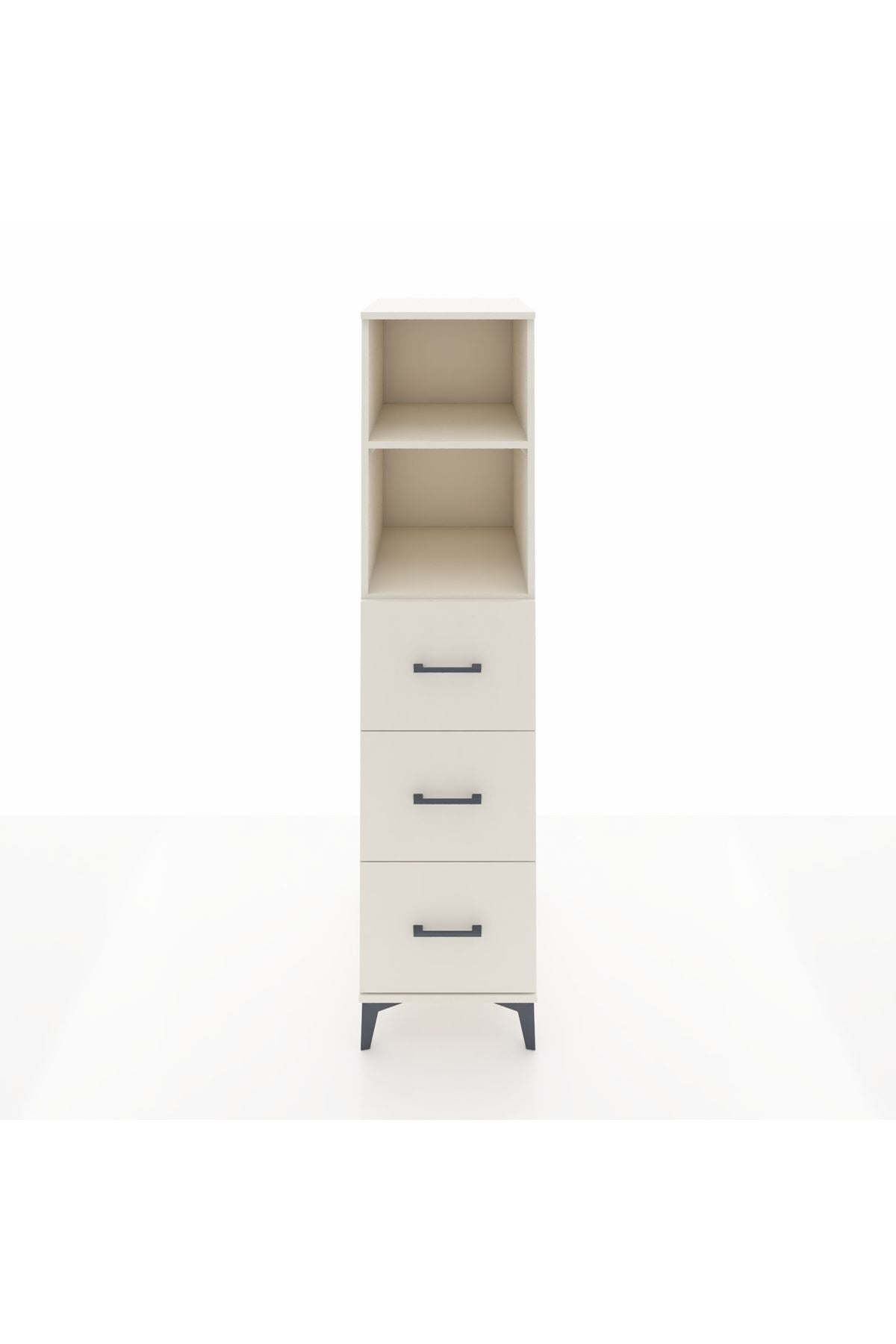 Kronos Dolap 2 Raflı 3 Çekmeceli 44x59x182 - S88M052V1C