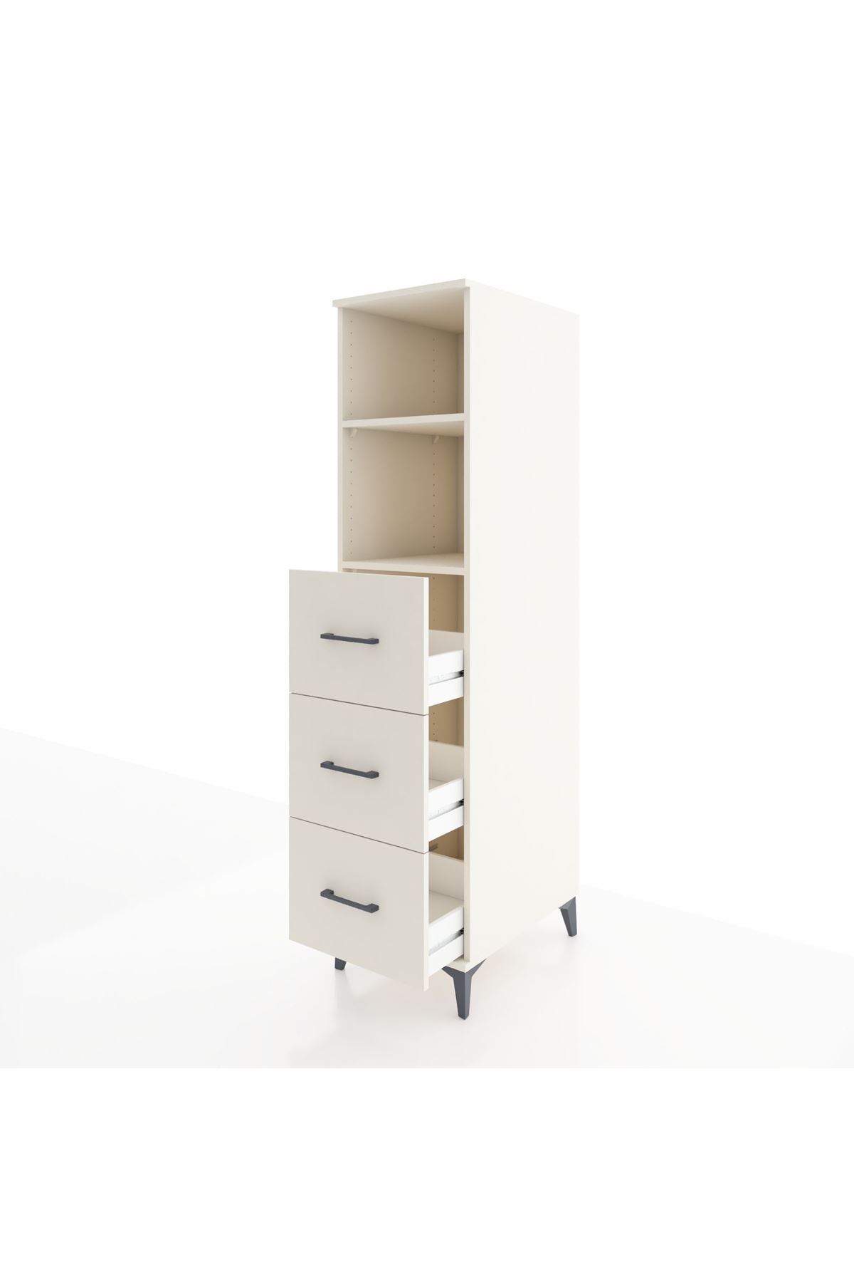 Kronos Dolap 2 Raflı 3 Çekmeceli 44x59x182 - S88M052V1C