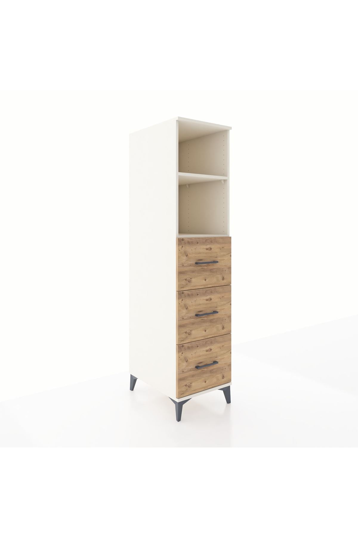 Kronos Dolap 2 Raflı 3 Çekmeceli 44x59x182 - S88M052V3C