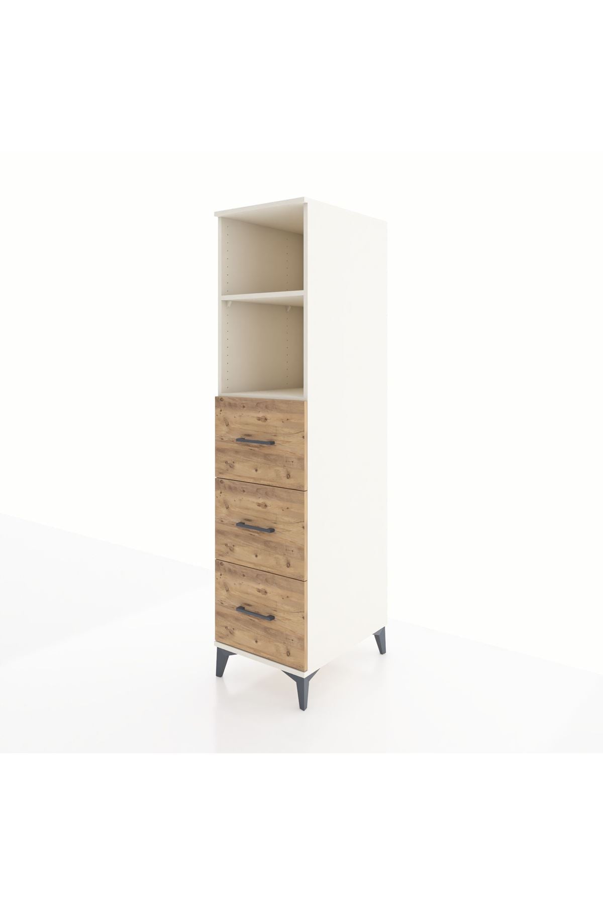 Kronos Dolap 2 Raflı 3 Çekmeceli 44x59x182 - S88M052V3C