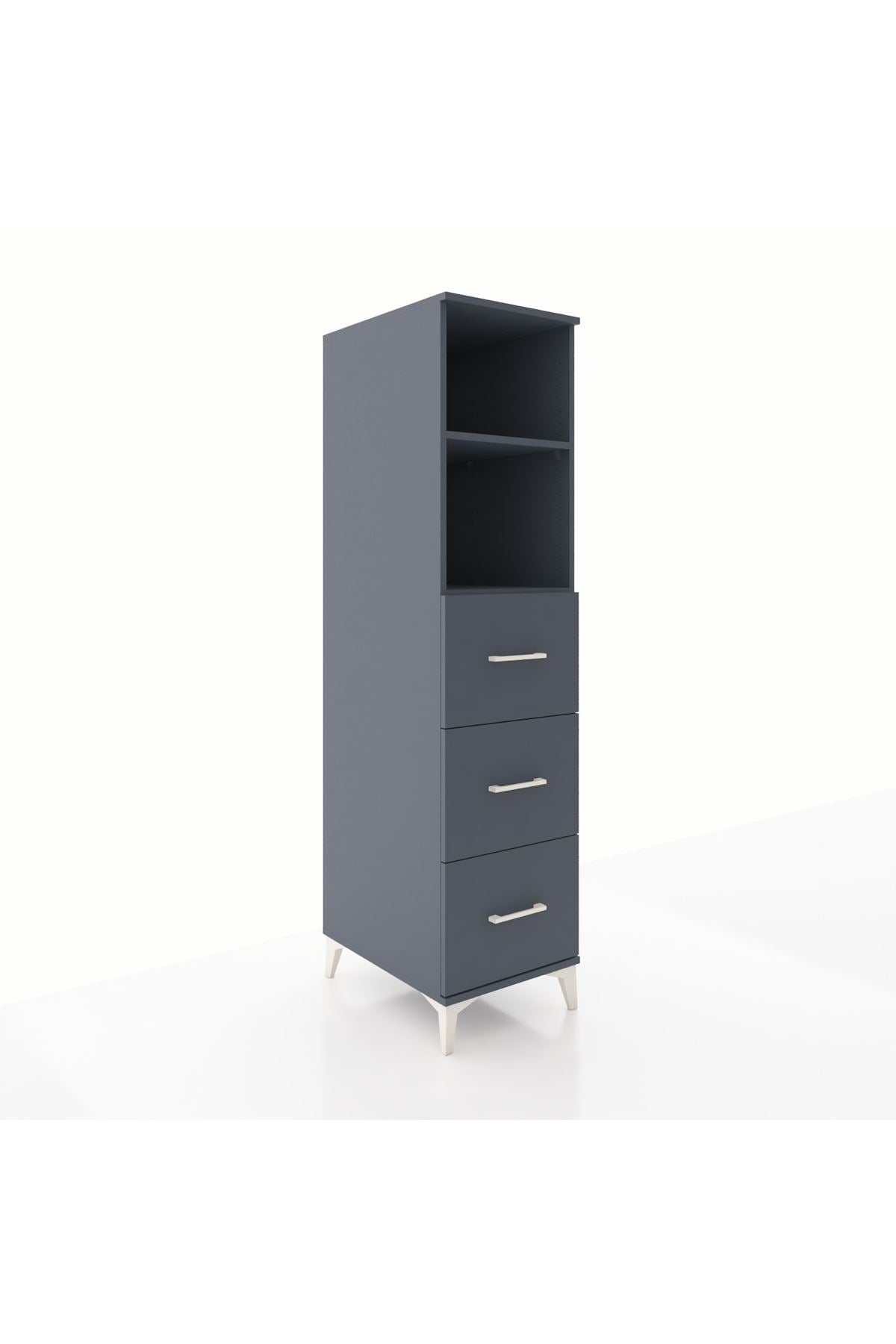 Kronos Dolap 2 Raflı 3 Çekmeceli 44x59x182 - S88M052V5C